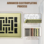 Air Floor Vent Adjustable Register 4x12 Inch Floor Register Vents - Image 7