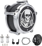 Motorcycle Air Filter Skull Style Air Cleaner by Aferrizu