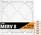 Tiger Tough 24x24x1 Air Filter MERV 8 MPR 600-800, High-Performance Pleated by TIGERTOUGHPRODUCTS