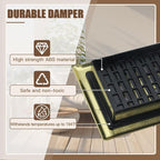 Floor Register Heavy Duty Walkable Steel Vent Register Brushed Gold Color 4X10 - Image 4