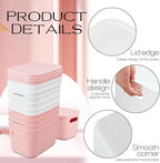 Hoolerry 8 Pieces Colorful Storage Bins