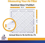 Filter King 17x20x1 Air Filter | 6-PACK | MERV 13 HVAC Pleated A/C Furnace - Image 2