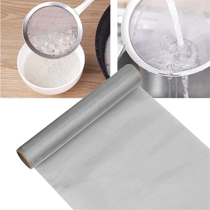 Stainless Steel Fine Screen Mesh 250 Mesh, Woven Metal Filter Cloth, High - Image 4