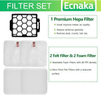 LA502 Filters Replacement for Shark LA502, LA702 Rotator Lift-Away ADV DuoClean - Image 3