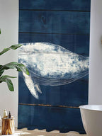 Sheer Curtains 108 Inches Long, Summer Whale Semi Sheer Curtains Light - Image 4