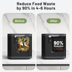 COSTWAY 4L Electric Composter for Kitchen, Smart Waste Dispenser Countertop - Image 3