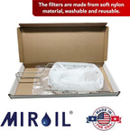 MirOil B6PS EZ Flow Deep Fryer Oil Filter Bag w/Frame – Reusable Grease Fryer - Image 3