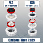 Fx4 Carbon Filter Pads Compatible with Fluval FX4 FX5 FX6 Canister