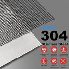 304 Stainless Steel Mesh, 24in x 10ft, 22 Mesh, Sturdy Metal Screen Roll - Image 2