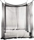 Canopy Bed Curtains Black/White/Beige Elegant Lace Canopy Curtain by Unknown