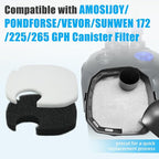 AQUANEAT 8 pcs Replacement Canister Filter Pads Compatible - Image 2