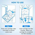 HiTauing 8 Packs PF-L Carbon Cartridge - Image 6
