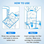 HiTauing 6 Pack EF-S Filter Cartridges - Image 8