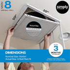 Simply 10x10x1 Air Filter, Merv 8, 4 Pack, - Image 3