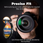 3 Pack Universal Lens Filter Kit 40.5mm - Image 5