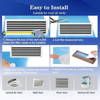 Air Vent Filters, MERV 8 Electrostatic Air Filter Roll, Rv Ac Vent, - Image 5