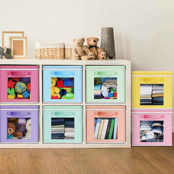 10 Pcs Fabric Storage Cube