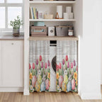 Easter Kitchen Tier Curtains 45 Inch Long 2 Panel Set, Rod Pocket Short Window - Image 7