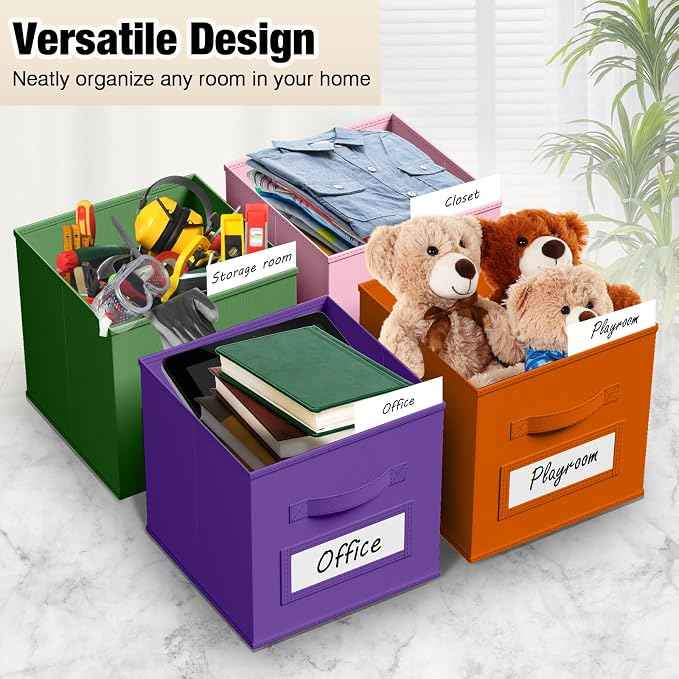 10 Pcs Fabric Storage Cubes