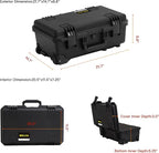 MEIJIA Premium Waterproof Hard Compact Rolling Camera Case - Image 4