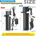 TARARIUM Aquarium Filter U-V for 20-75 Gallon, 200GPH Fish Tank Filter w/ 5W - Image 6
