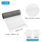 PATIKIL 40" L x 16" W Woven Wire Mesh, 50 Mesh 304 Stainless Steel Air Vent - Image 2