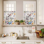 Happy Easter Kitchen Curtains Set 3 Piece - Image 7