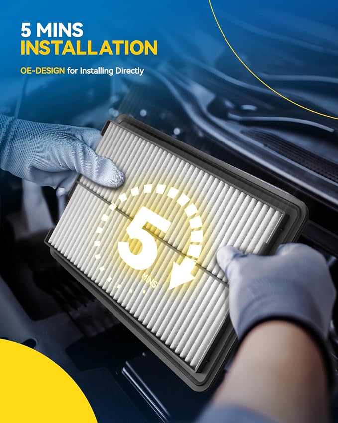 PHILTOP Engine Air Filter CA10650 Replacement - Image 6