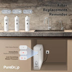 PDR-100RO 3-Stage Under Sink Reverse Osmosis Drinking Water Filtration System - Image 4