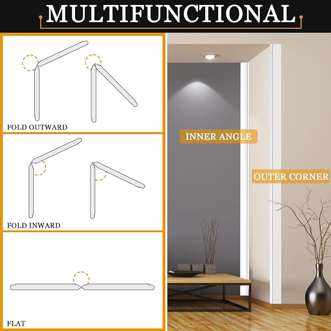 Wall Corner Protector Self-Adhesive Flexible – Durable Rubber, Furniture Edge - Image 7