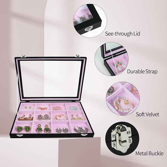 Stratalife Jewelry Organizer Bracelet Earring Holder Organizer Jewelry Drawer