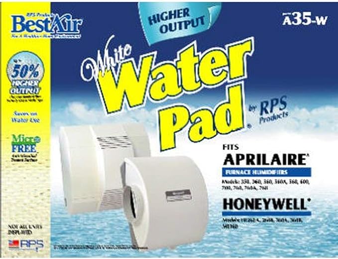 BestAir A35W-PDQ-6 Humidifier Replacement Paper Waterpad Filter, by FreudenbergFiltrationTechnologies