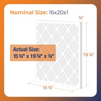 NaturalAire 16x20x1 Pleated Air Filter - Image 4