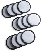 12-Pack Premium Activated Charcoal Water Filter Disk by Geesta