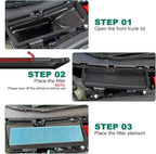 2PCS Air Intake Grille Cover + Air Intake HEPA Filter Compatible - Image 6