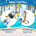 1.5" x 50 ft Backwash Hose for Swimming Pools, Heavy Duty PVC Water Lay Flat - Image 4