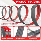 Wall Corner Protector Peel and Stick Wall Molding Trim Flexible Corner Guard