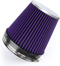 6" 152mm Cold Air Intake Filter Clamp-On Replacement High Flow Inlet Air Filter by DrivewithConfidence