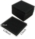 ALEGI Aquarium Bio Sponge Fitler Media, 6.28 x 5.5 x 0.78 Inch Fish Tank Filter - Image 2
