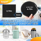 KEEPOW 12 Pack Compost Bin Filter - Image 2