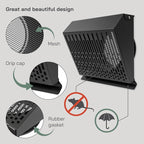 Vent Systems 6" Inch Exhaust Vent Cover - Image 3