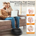 Shiatsu Foot Massager with Heat, Deep Kneading & Gentle Air Compression