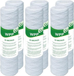 20 Micron String Wound Whole House Water Filter 10" x 2.5", 10-inch Universal by Vegebe