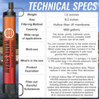 Straw Water Filter 5 Pack – Outdoor Camping & Hiking Survival Gear Kit - Image 4