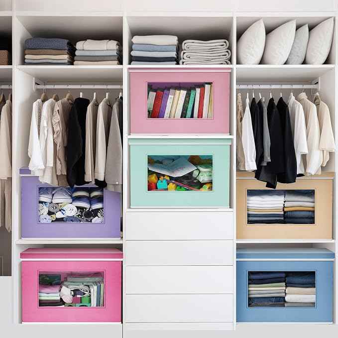 10 Pcs Fabric Storage Bins