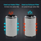 iPower 6 Inch Air Carbon Filter Odor Control - Image 6