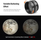 Astromania 1.25-Inch Telescope Eyepiece Filter Set, Variable Grey Polarizing - Image 3
