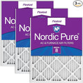 Nordic Pure 18x18x1 Pleated MERV 8 Air Filters 3 Pack by NordicPure