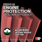 K&N High-Flow Original Lifetime Universal Clamp-On Air Filter: High Performance - Image 4