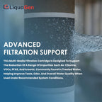 LiquaGen Activated Alumina + Carbon + KDF-55 Replacement Water Filter